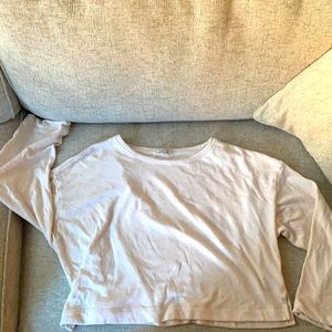 Z Supply White Long Sleeve Top